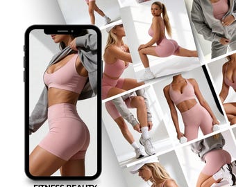 Fitness Stock Images, Natural Body, Fitness Template Images,Beauty Aesthetic,Fitness Lifestyle,Health & Wellness,Gym Coach Trainer Content