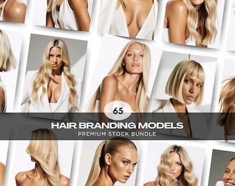 Beauty Aesthetic Stock Bilder, Natürliche Haar Modelle, Hairstyle Ästhetik, Hair Studio Collection, Haircare Branding, Schnittmuster