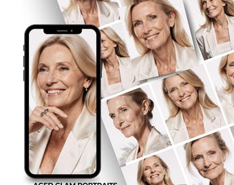 Mature Beauty Stock Images,Elegant Senior Portraits,Aged Skin Photos, Mature Women,Skincare Photography, Senior Model,Older Women Wellness