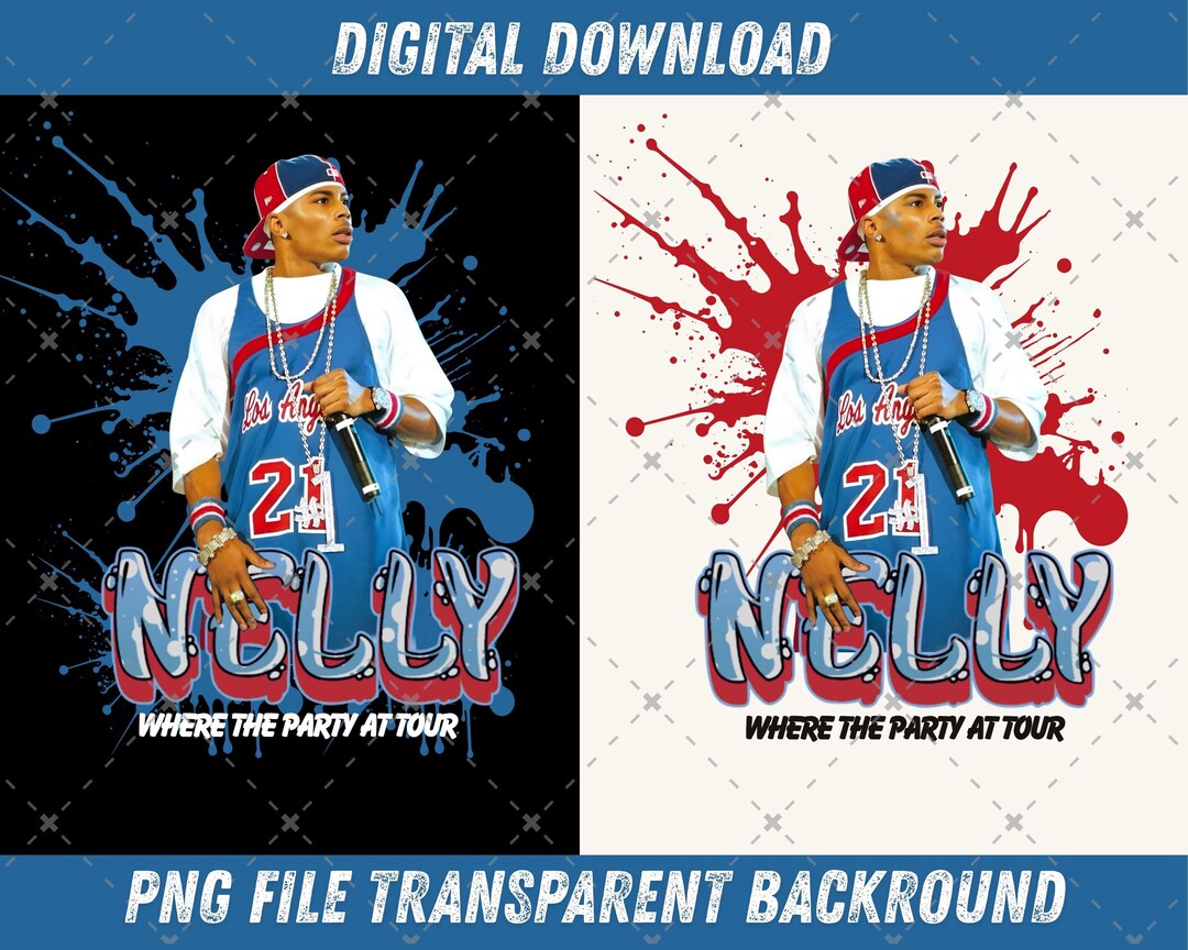 Nelly Shirt Design, Nelly Rap PNG, Nelly Rapper Digital File, Where the ...