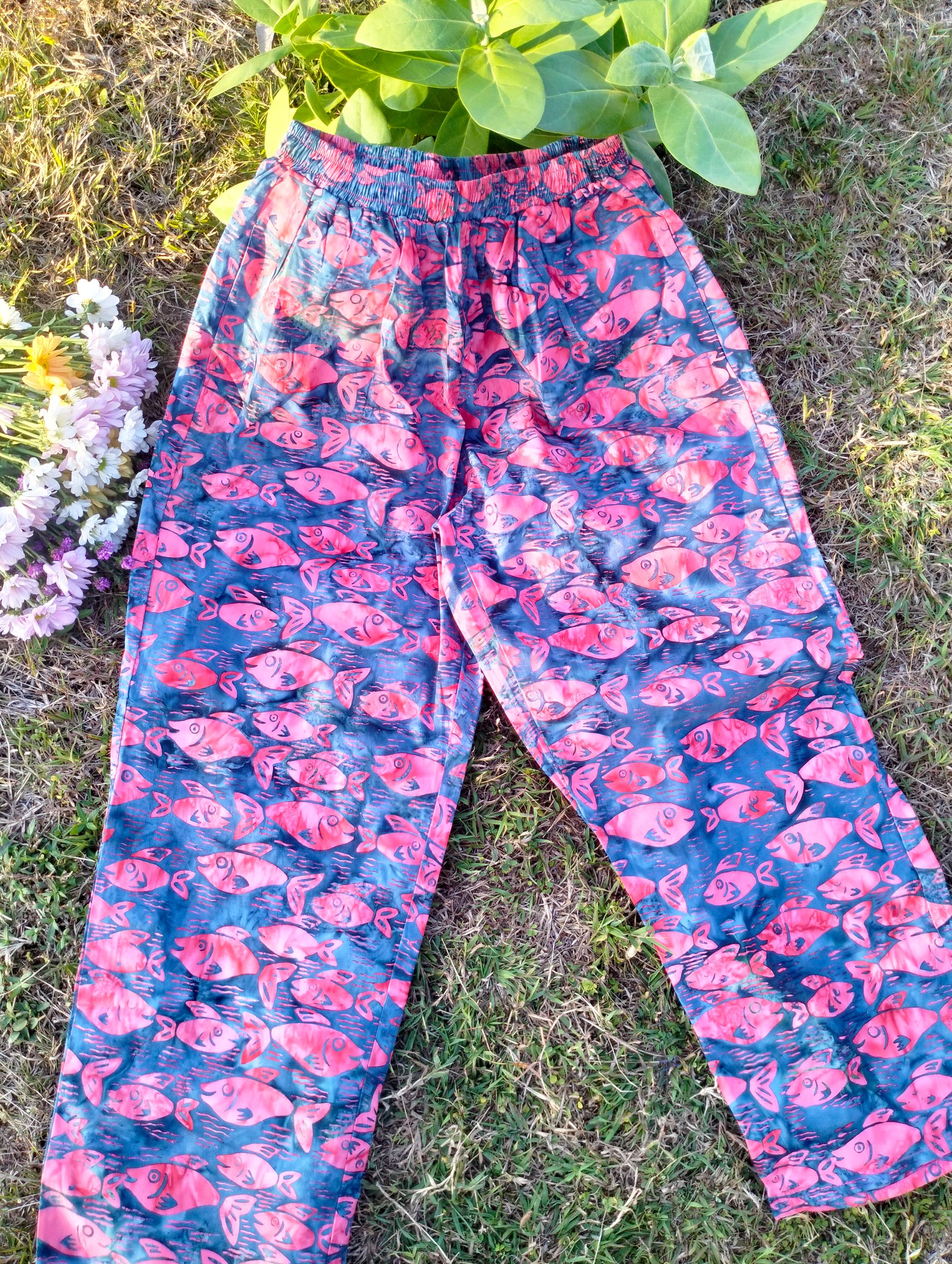 Batik Pants - Etsy