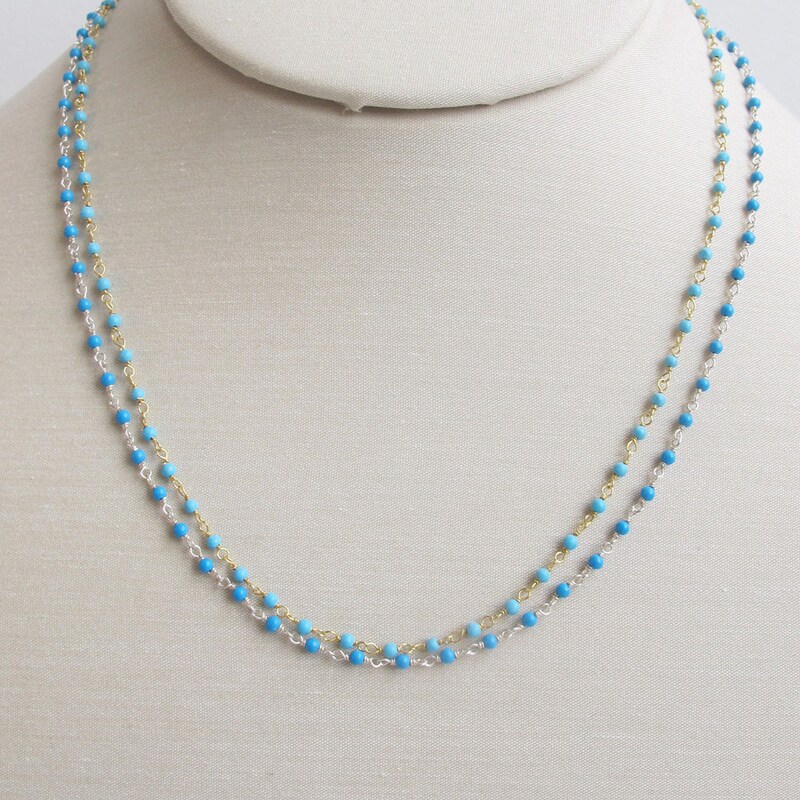 Turquoise Beze Necklace
