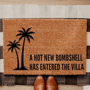 A Hot New Bombshell Has Entered The Villa Doormat | Villa Doormat | Housewarming Gift DM114