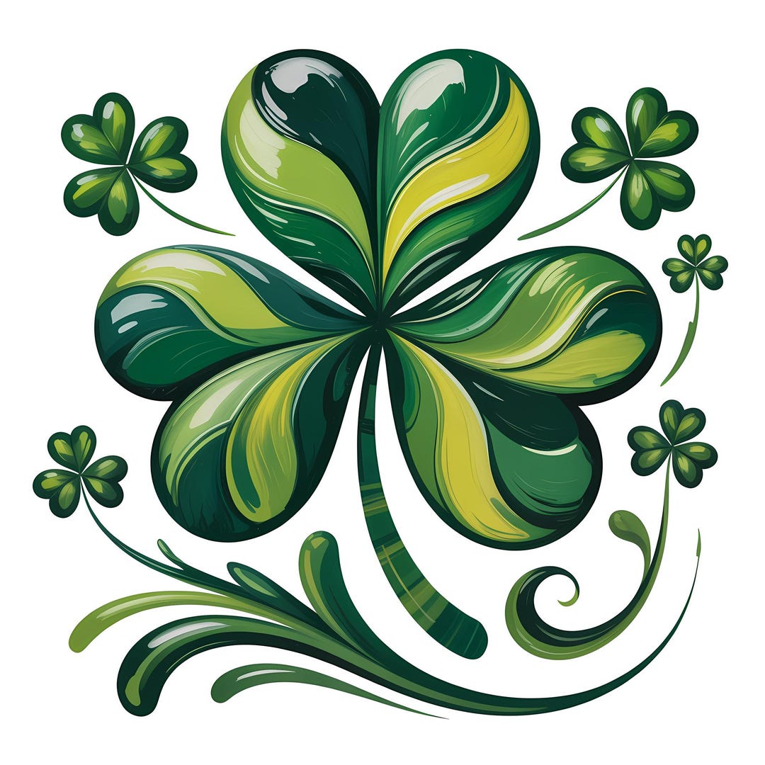 Shamrock PNG - St Patricks Day Clover Clipart - Lucky Green Leaf ...