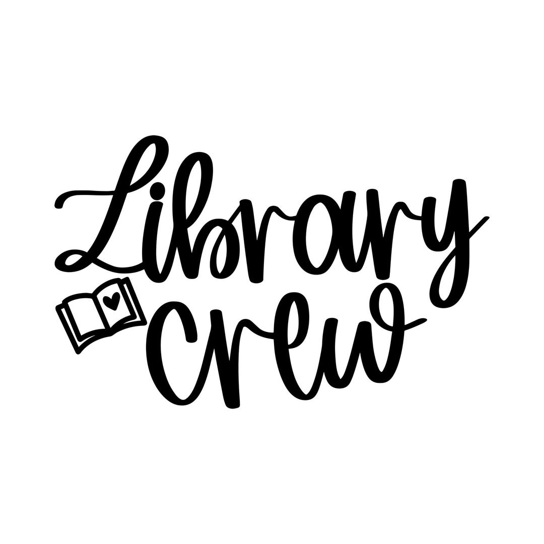 Library Crew SVG | Book Lover Group PNG | Librarian Squad Heart Book ...