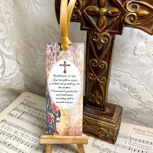 Matthew 17:20, Bible Verse, Mustard Seed Faith, If Ye Have Faith, Sunday School, Faith Bookmarks, Ministry Gift, Bible Bookmark