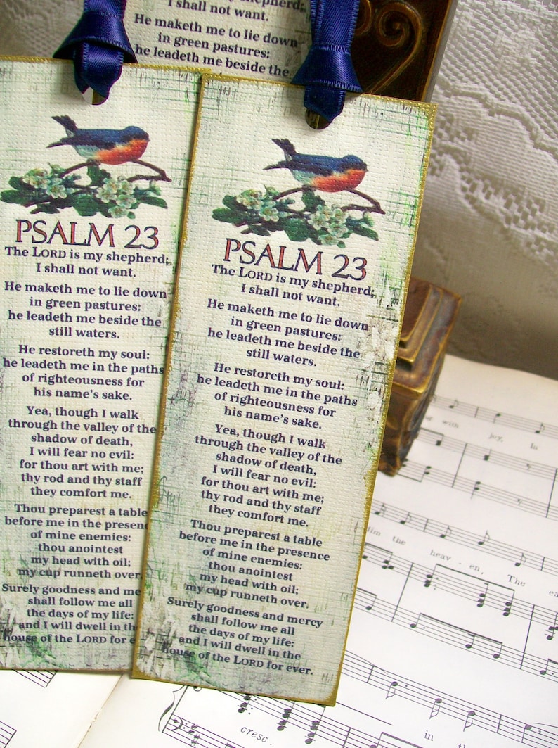 Psalm 23 Bookmark Printable