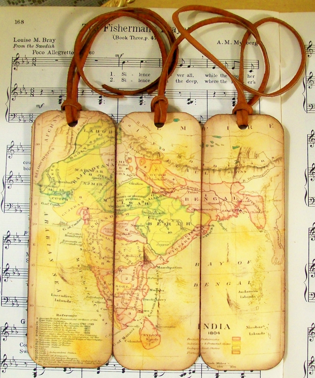 India Bookmarks Historical India Map Bookmarks Gifts for Men Etsy
