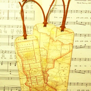 Minnesota 1893 Map Bookmarks Historical County Map Bookmarks - Etsy