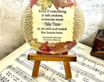 Autumn Magnet,  Elizabeth Lawrence, Charlotte Observer, 3.5 Inch Magnet - Literary Magnet - Office Decor - Fridge Magnet