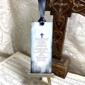 Romans Bookmark, For I Am Persuaded, Christian Bookmark, Bookmark, Religious Bookmark, Jesus Bookmark, Bible Bookmark