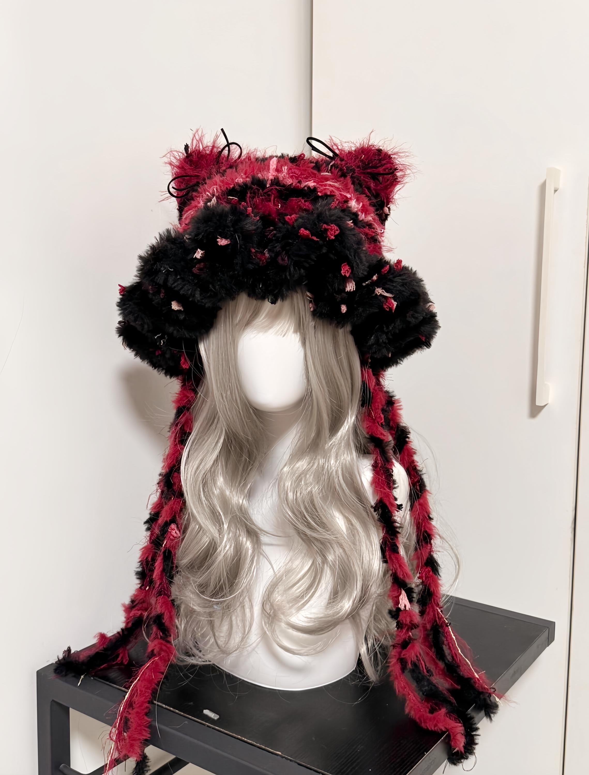 Y2k Fuzzy Hat - Etsy Australia