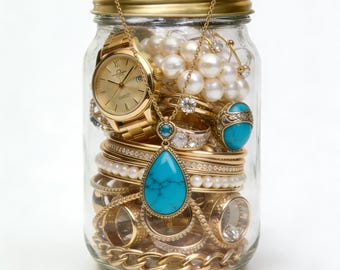 Smyckesburkset | Utvalda vintageringar, halsband och armband | Present till henne