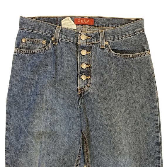 Vintage Zena Jeans High Waisted Mom Jeans Button Zip Fly Size 6