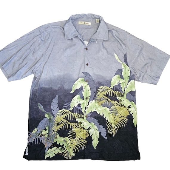 Y2K 90s Tommy Bahama Silk Shirt Mens Large Hawaii… - image 8