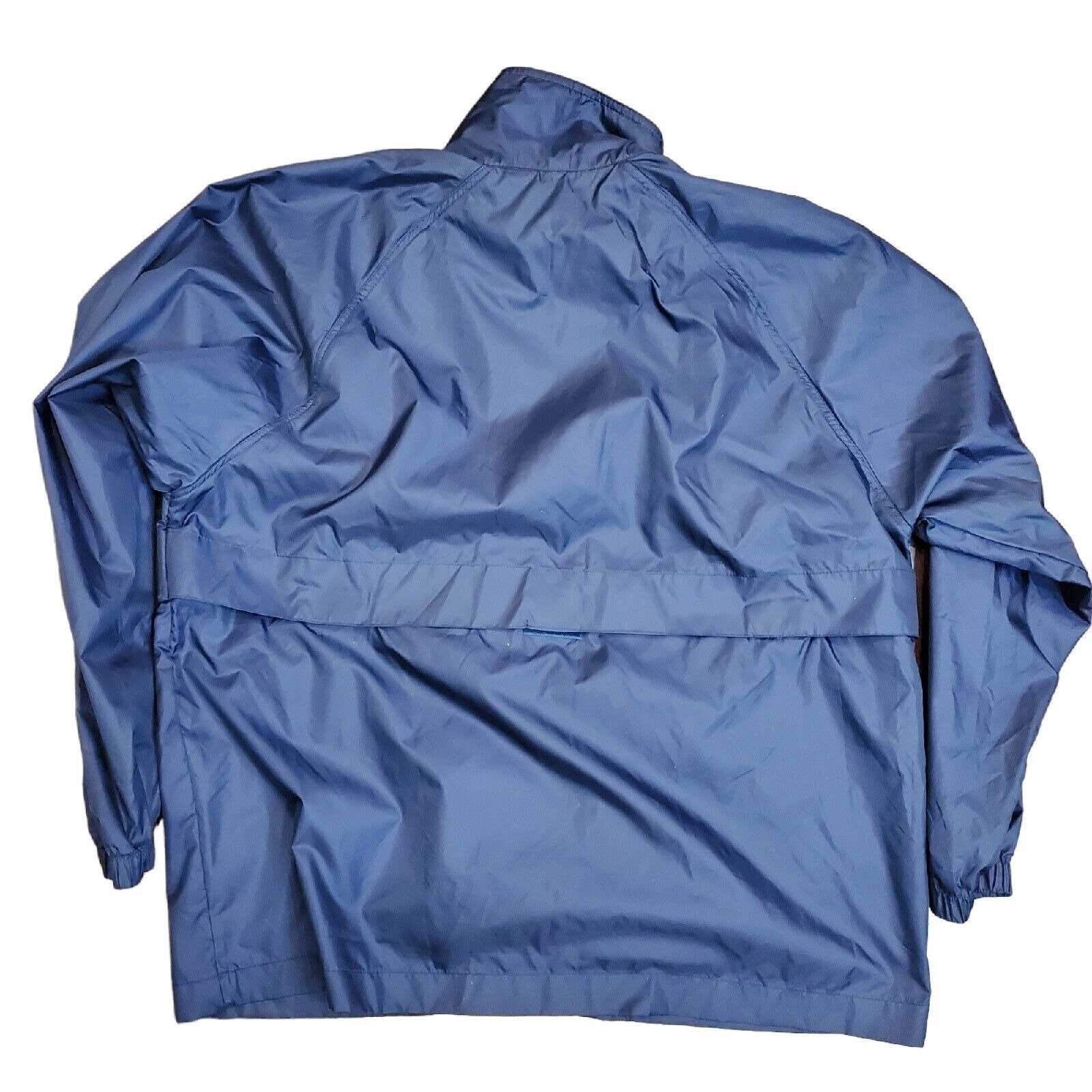 ジャケット・アウター 90s vintage  nylon jacket y2k tech Vintage 90s Y2K Microsoft Blue Zipup Jacket Windbreaker