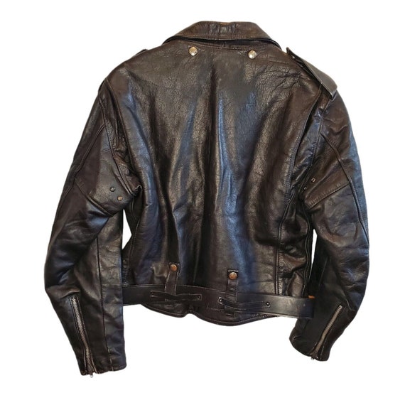 Vintage 50s 60s Harley Davidson Motorcycle Leathe… - image 3