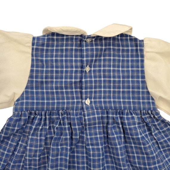 Vintage 2T Girls ABC School Pinafore Apron Dress … - image 4