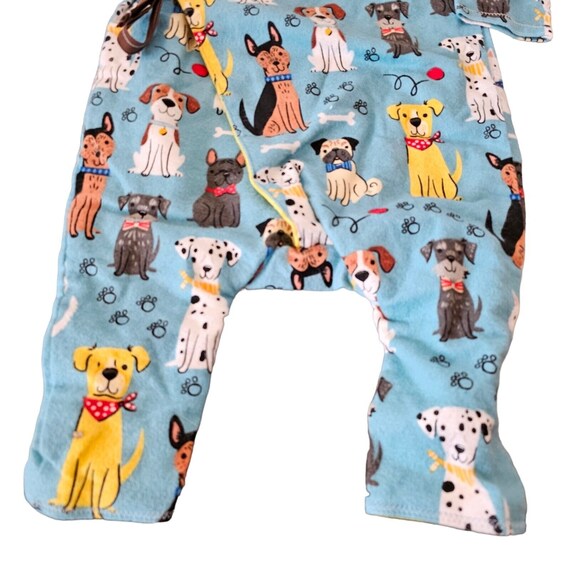 Baby Boy 6 Months Flannel Pajamas Sleepers Wrap D… - image 4