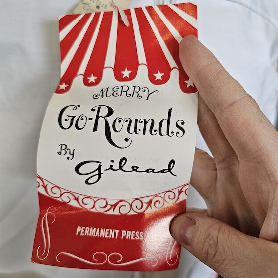 Vintage 60s XL White Housecoat Dress Duster Sleev… - image 4