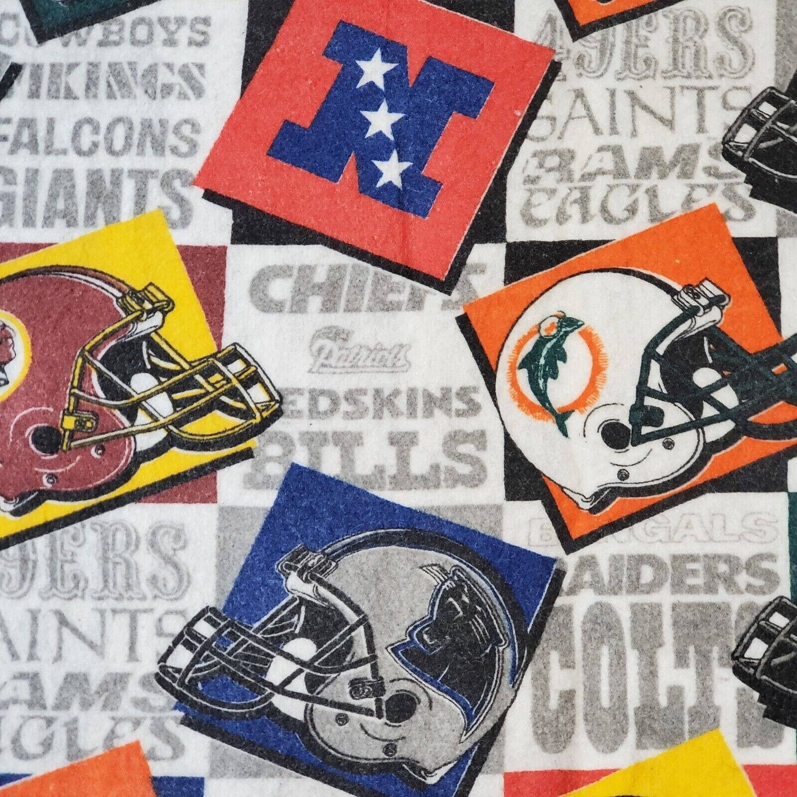 80s Chatham チャタム社 NFL MONTAGE ブランケット グッズ 80s Chatham チャタム社 NFL MONTAGE ブランケット 【公式通販】