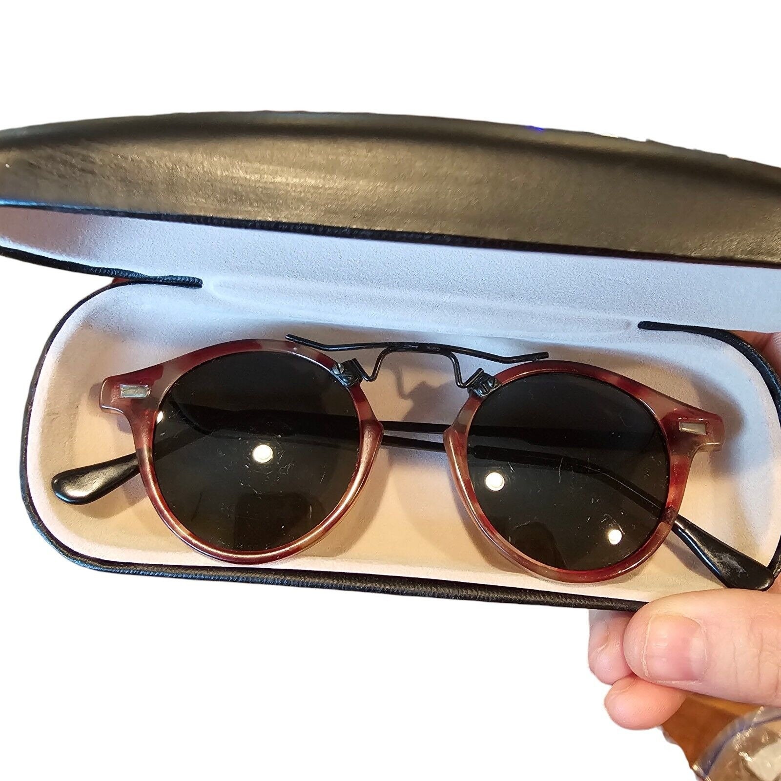 Vintage Classic Stussy Sunglasses Shades Surfer Tortouise Shell 