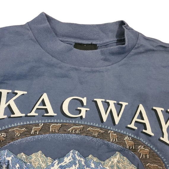 Vintage 90s Skagway Alaska Nature Tee Longsleeve … - image 3