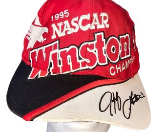 Vintage 1995 Jeff Gordon Winston Cup Champion Snapback Hat - 90s