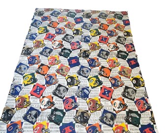 80s Chatham チャタム社　NFL MONTAGE ブランケット Vintage Operator Full Throwing floral Embossed Blanket | eBay