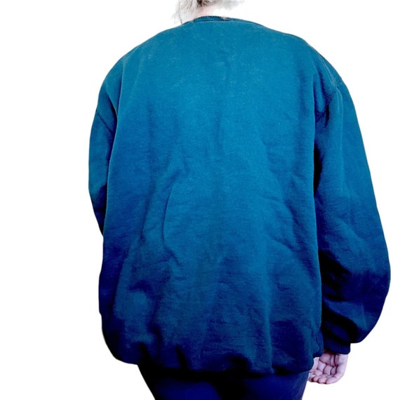 Notre Dame Green Crewneck XL Pullover Sweatshirt … - image 6