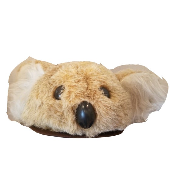 Vintage Australian Koala Bear Plush Hat Adjustable