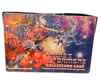 Vintage Transformers Collectors Carrying Case 1984 Optimus Tara Toy Corp 75100 Missing Insert