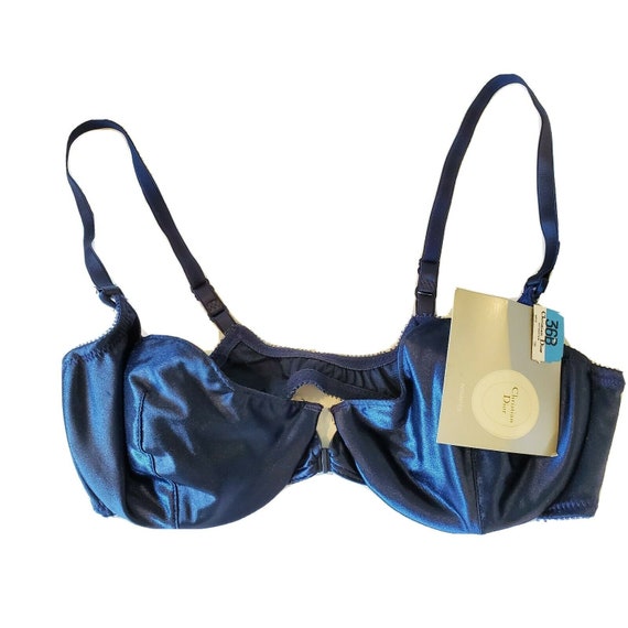 Vintage Deadstock Christian Dior Satin Blue Underw