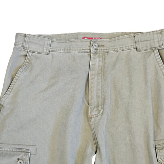 Vintage 90s Y2K Mens Cargo Pants 37x26 Short Crop… - image 5