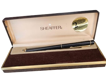 Sheaffer Imperial 777 Ballpoint Pen, 12K Gold-filled Finish, Black