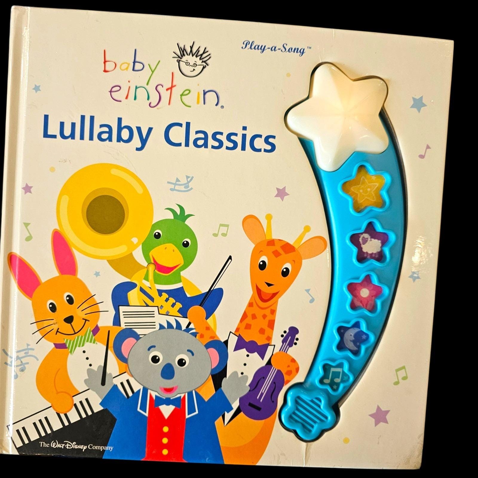 VTG Baby Einstein Lullaby Classics Musical Nightlight Book Works