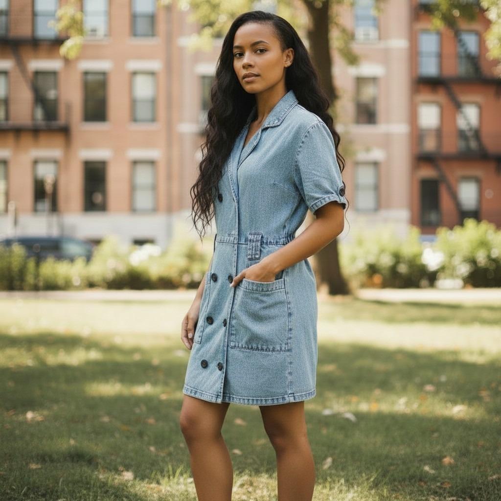 acid wash denim skater dress Back Cut-Out Acid Wash Denim Skater Dress: Charlotte Russe
