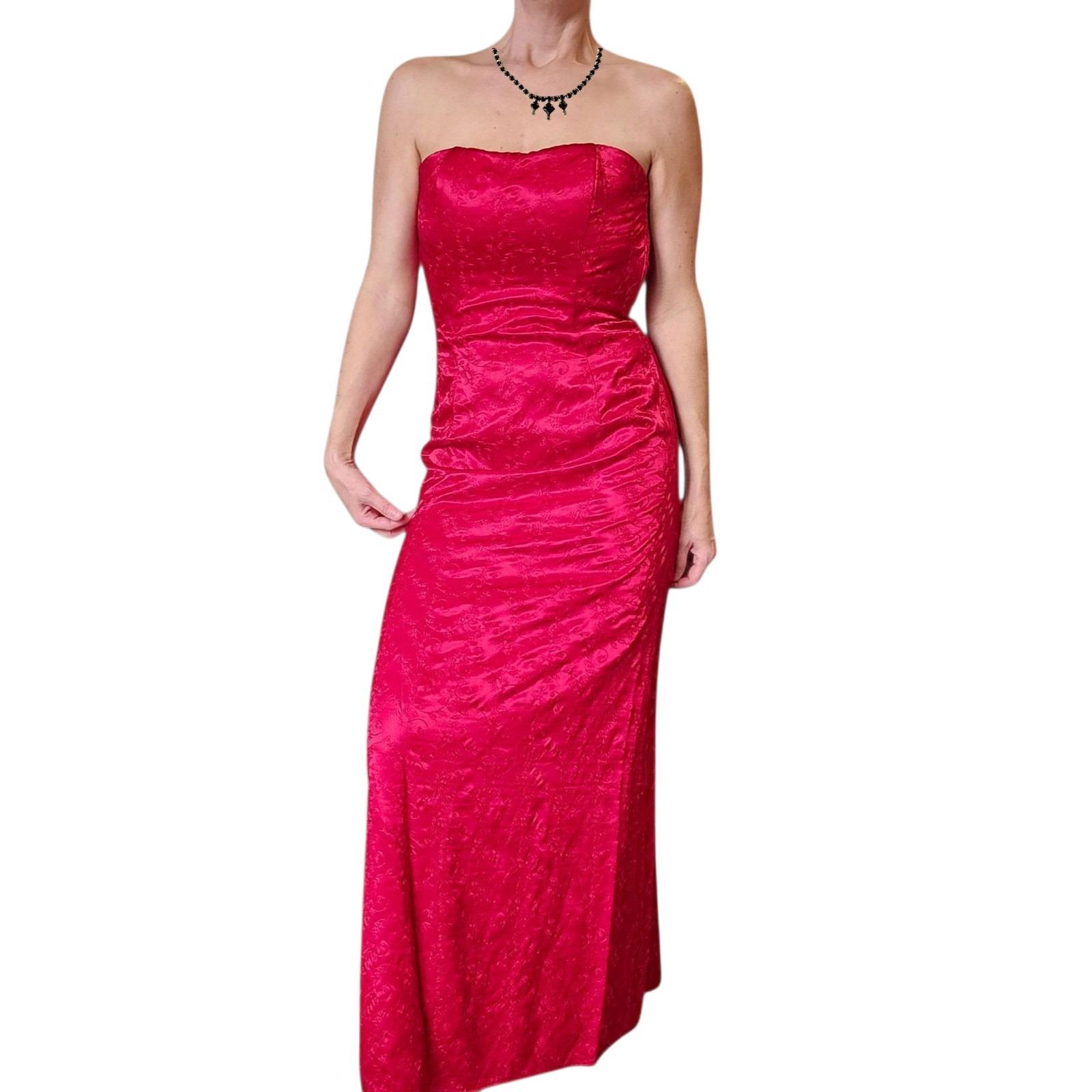 open lace back dress Take Me Out Red and Pink Color Block Plus Size Dress