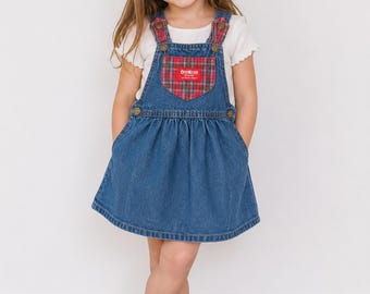 oshkosh denim tulle dress Oshkosh B'gosh Denim Tutu Jumper Dress Sz 12M | Vestbak Overall Dress |  Navy Tulle Skirt With Sparkle Dots