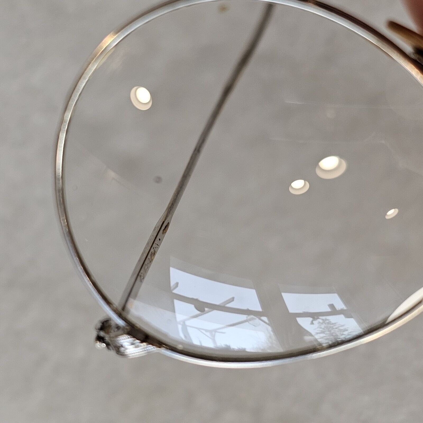 American Optical Vintage Folding Glasses 1/10 12k GF Silver Round AO Spectacles 12k Gf In Vintage Sunglasses for sale | eBay main image 2
