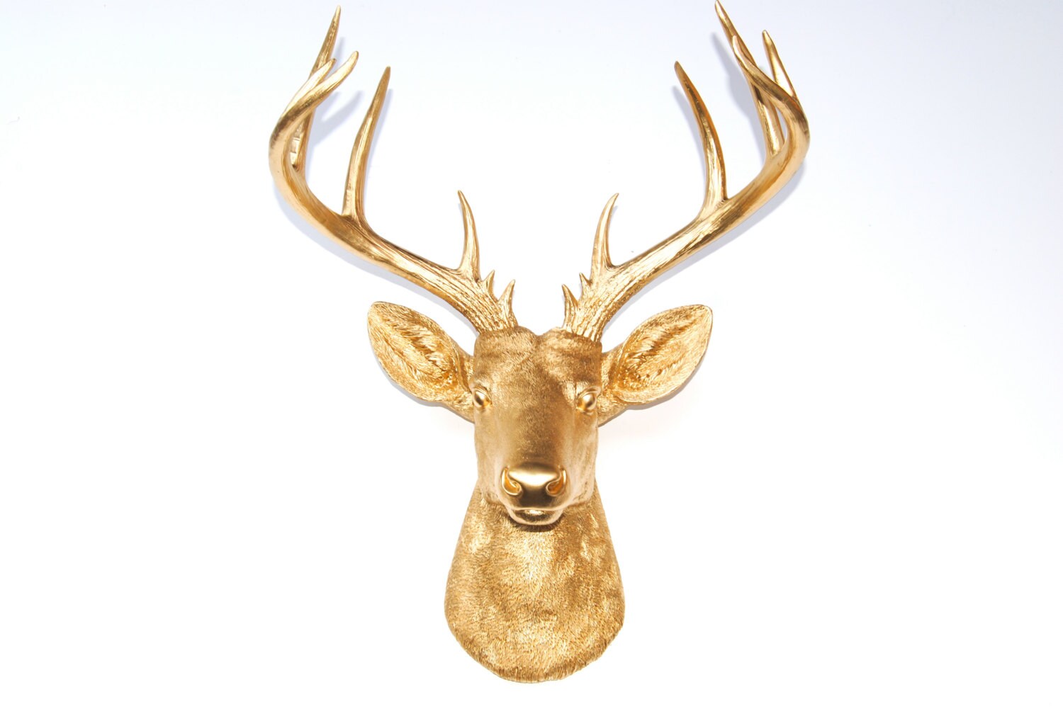 Large Deer Head Sculpture By Near and Deer Faux Taxidermy Etsy