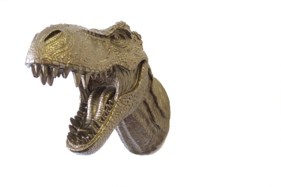 wall mounted t rex head