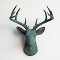 Faux Taxidermy Large Deer Head Wall Mount - Wall Decor - Bronze Patina - ND7676