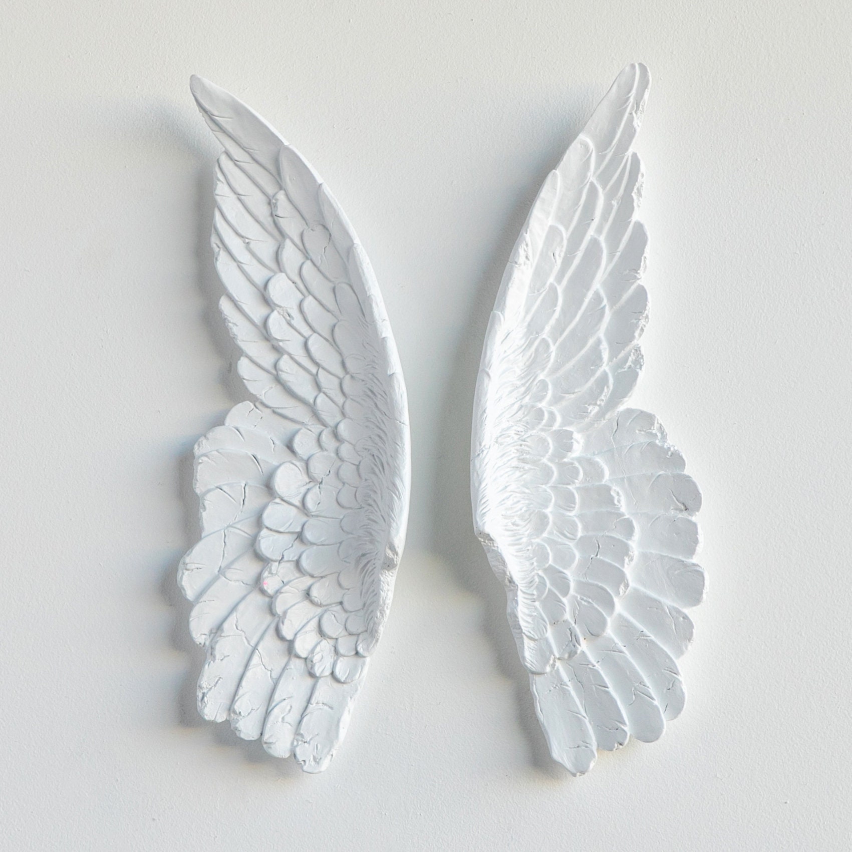 Faux Taxidermy Mini Angel Wings - Wall Decor - White - ANG01 - Etsy