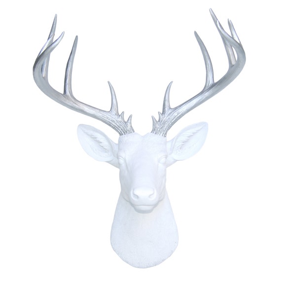 Large Deer Head Sculpture By Near And Deer Faux Taxidermy Etsy