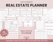 Real Estate Planner Printable, Realtor Business Binder, Property Management Planner, Real Estate Agent Organizer PDF