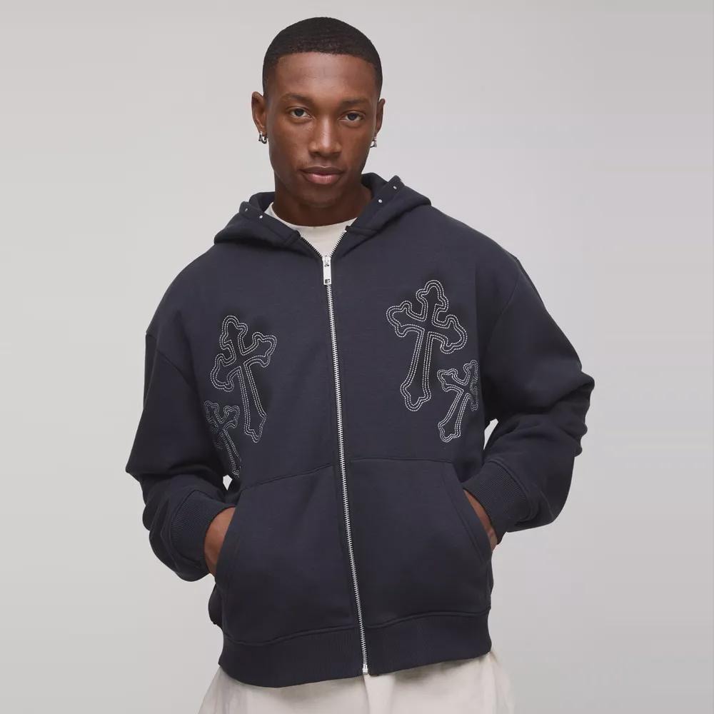 adamas kronos ジップパーカー フーディー y2k HOODIE Y2k full zip up