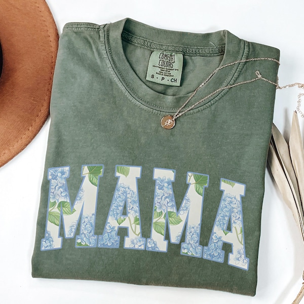 Floral Mama Day Shirt Comfort Colors, Gift for Mam, Trendy Mama Shirt