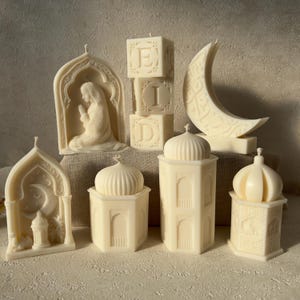 Handmade Mosque Candle Set | Islamic Home Decor image 17