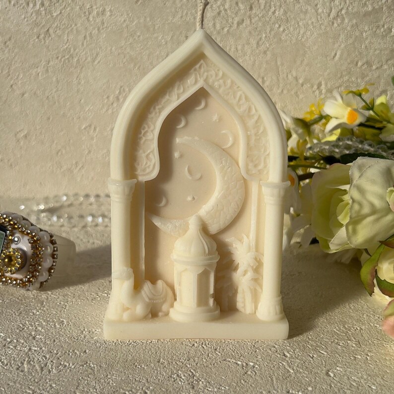Handmade Ramadan Decor Candles | Eid Decor&Gifts Halbmond Laterne